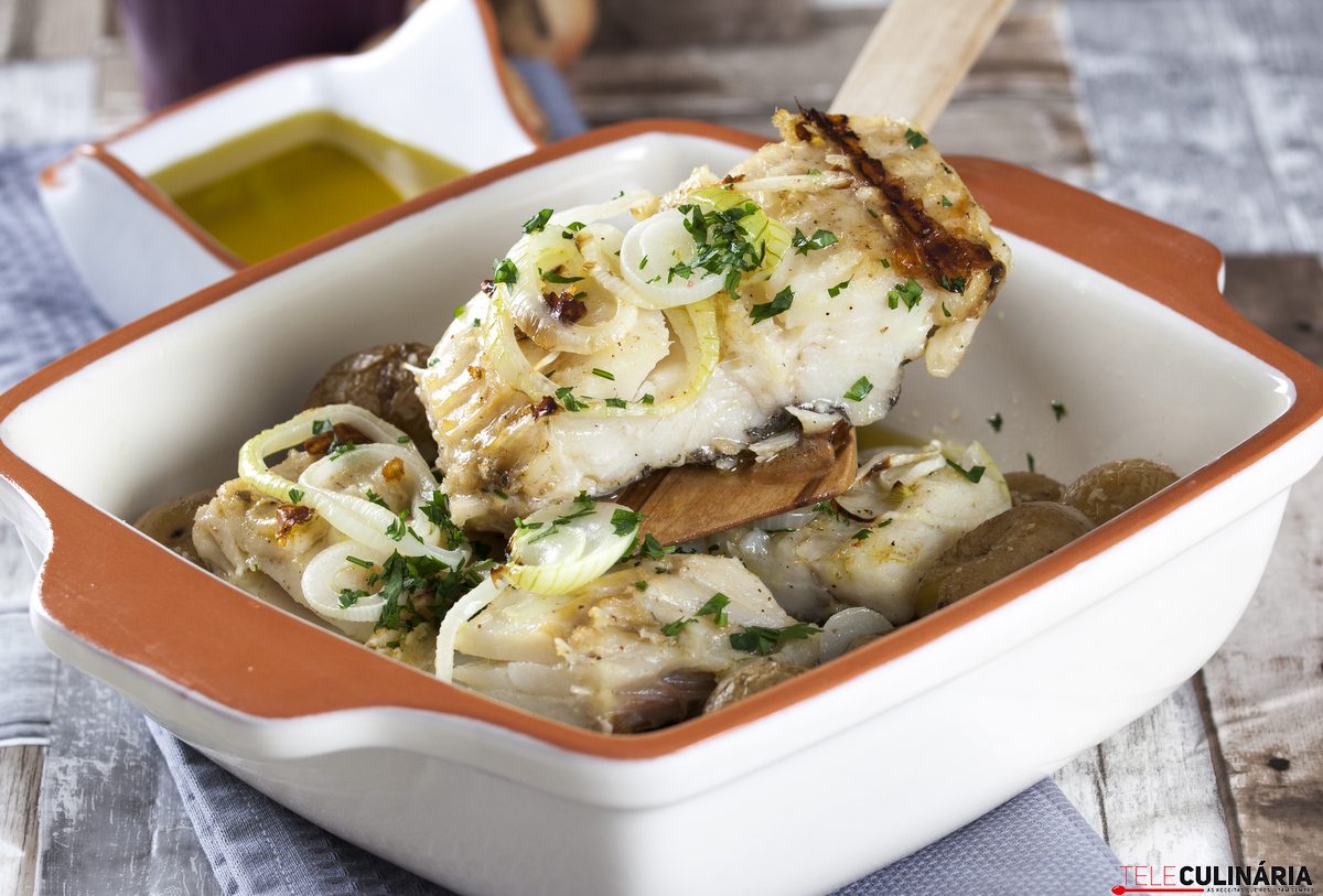 Receita Deliciosa De Bacalhau Lagareiro Cebola Teleculin Ria