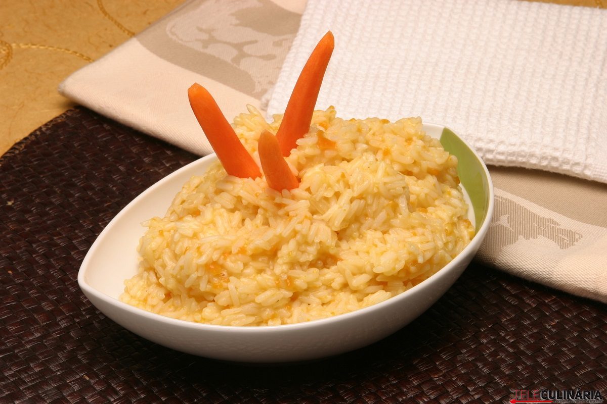 Receita Deliciosa De Arroz De Cenoura - Teleculinária